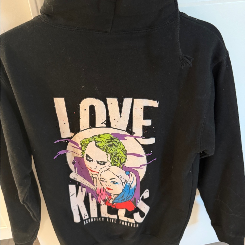 Black Graphic Hoodie - Picture 2 of 2